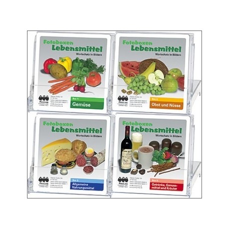 Lebensmittel - Kombipaket mit 4 Boxen im Set