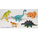 Dinosaurier, 5 grosse Urzeittiere,  Aufstellfiguren-Set