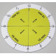 Bruchrechenuhr magnetisch,  Lernmaterial