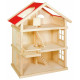 Puppenhaus aus Holz mit 3 Etagen