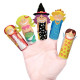 Papier Fingerpuppenset 8 Fantasy-Girls