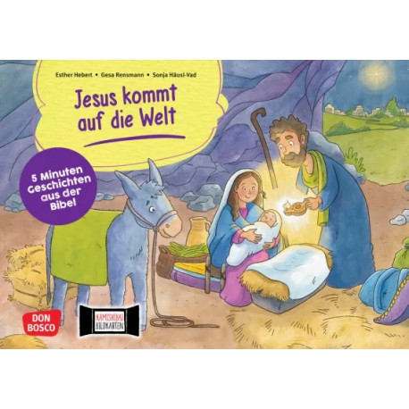 Jesus kommt auf die Welt. Kamishibai Bildkartenset.