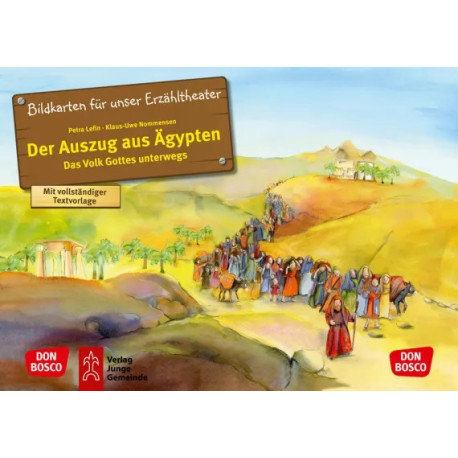 Der Auszug aus Ägypten. Exodus Teil 1. Kamishibai Bildkartenset.