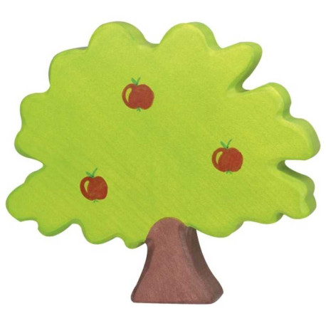 Apfelbaum, Holzfigur