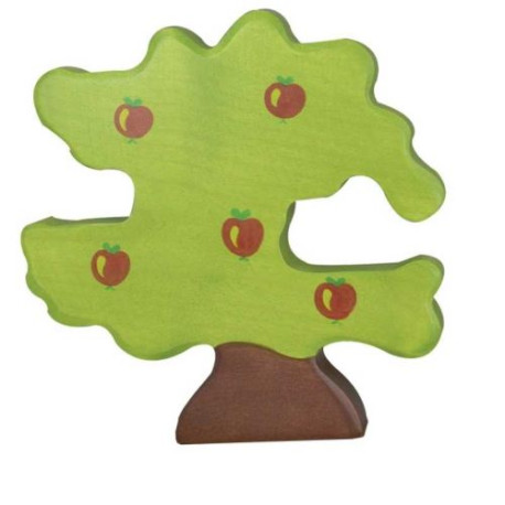 Apfelbaum für Vögel, Holzfigur