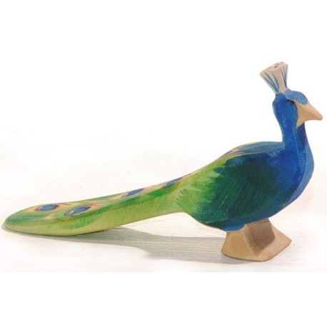 Pfau, Holzfiguren-Spielwelt