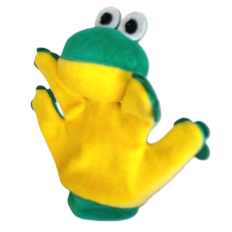 Frosch, Handpuppen für Kinderhände