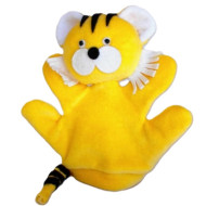 Tiger, ﻿kuschelige Handpuppe für Kinderhände