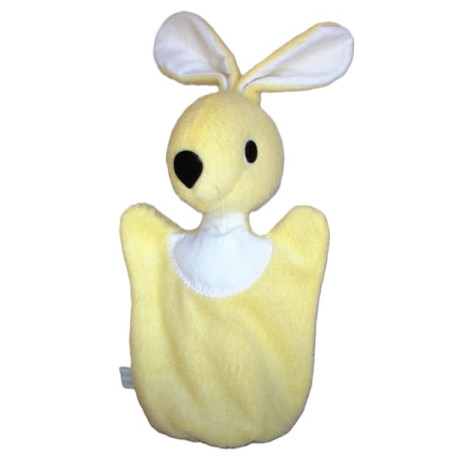 Hase, kuschelige Handpuppe