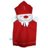 St.Nikolaus, Handpuppe für Erwachsene Hände