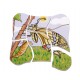 Lagenpuzzle - Schmetterling 28-teileg 205 x 205 x 20 mm, Alter: 4+