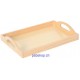 Hochwertiges Tablett aus Holz, 33.5x24x6cm