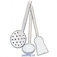 Küchenhelfer-Set 3-teilig, ca. 16 cm lang, Kinderküche, Tisch- und Esszubehör