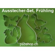 Ausstecher-Set, Frühling 5-teilig