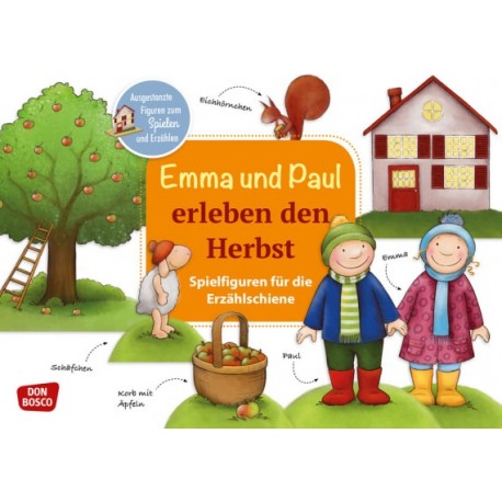 Emma und Paul erleben den Herbst. Ausgestanzte Figuren zum Spielen und Erzählen